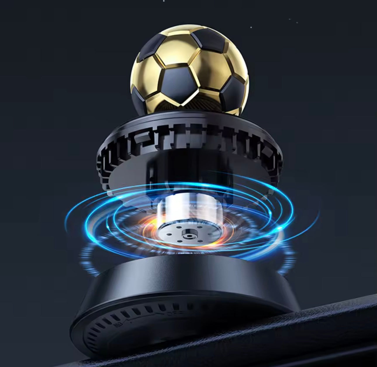 Désodorisant Solaire Ballon de Foot — Diffuseur Rotatif 