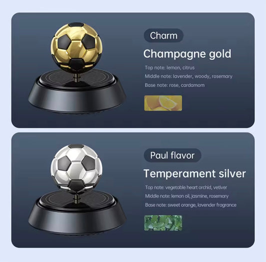Désodorisant Solaire Ballon de Foot — Diffuseur Rotatif 