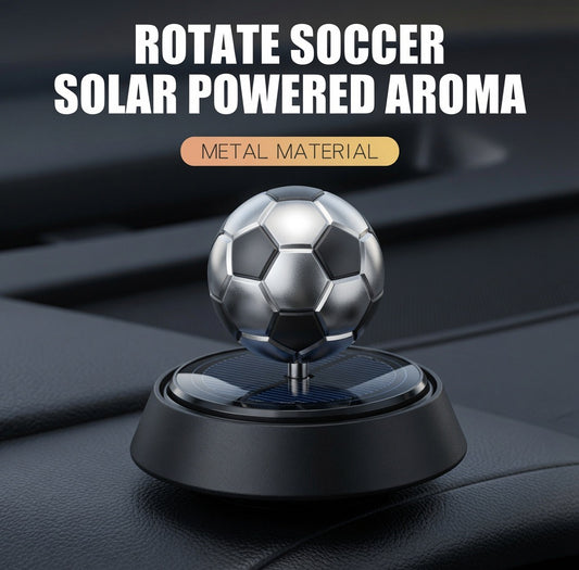 Désodorisant Solaire Ballon de Foot — Diffuseur Rotatif 